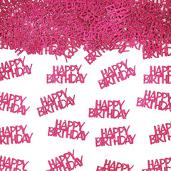 Black Happy Birthday Confetti Birthday Party Decorations Glitter Table Scatters