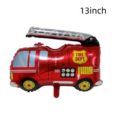 Firefighter Party Decorations Balloons,Fire Truck Balloons Number 3 Red， Fire…
