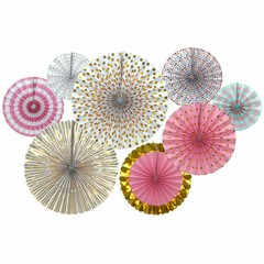 Tissue Paper Flower Hanging Fan Wedding Birthday Garland Party Decor Shower