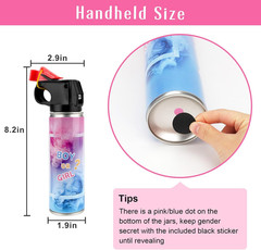 Gender Reveal Fire Extinguisher 2 Packs, Gender Reveal Smoker Bomb, Baby Girl Re