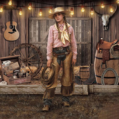 7X5Ft Western Cowboy Backdrop Party Decorations Wild West Rodeo Decor Rustic Hou