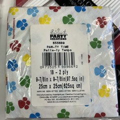 DOG Party Supplies Birthday Decorations Set Kit Invitations Plates Centerpiece
