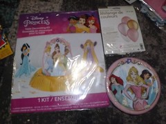 NEW LOT of Disney Princess birthday party supplies balloons plates & table decor