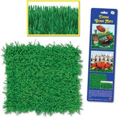 Green Tissue Paper Grass Mats, 2 Piece Set, 15 x 30, Easter Decorations