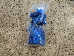 Foil Balloon Weight Party Decorations, 4-1/2-Inch royal blue