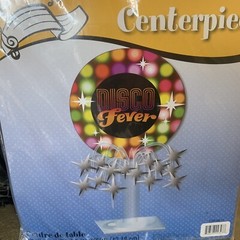 Disco Fever Centerpiece 17” Paper 1970’s Party Tableware Decorations Supplies