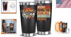 Personalized 50th Birthday Tumbler – 20oz Stainless Steel