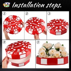 Silipull 12 Pcs Casino Theme Party Decorations 9 Inch Large Poker Chip Favor …