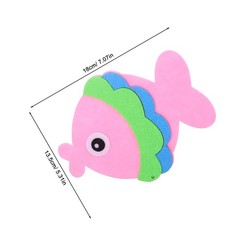 12Pcs Fish Shape Ornaments Multi Color Ocean Decor Ideal for Classroom and Store