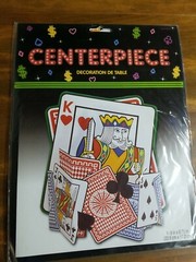 PLAYING CARD CENTERPIECE Party Decoration