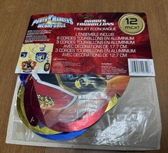 NEW Power Rangers MegaForce Swirl Decorations & Samurai Table Cloth Birthday Set