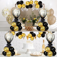 8 Set Table Centerpieces Balloons Stand Kit, 80 Pcs Latex Balloons and Table …