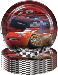 Delightful Cars Birthday Supplies Bundle – Plates, Cups, and More (88 pcs)