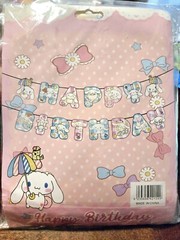Hello Kitty Cinamorroll Birthday Party Decorations Pack