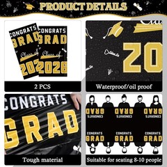 Graduation Decorations 2026-2026 Graduation Party Decorations – Disposable Pl…