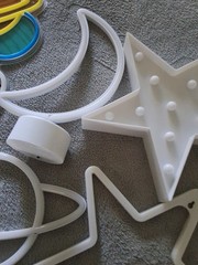 6 Piece Space Decorations for Space Themed Party – Light Up