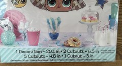 LOL SURPRISE Together 4 Eva Shimmer Wall Decorating KIT (9pc)~ Birthday Party