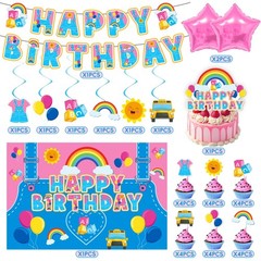 English Teacher Birthday Party Decoration Set, Enlightened Teacher Birthday P…