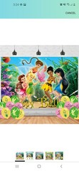 Tinker Bell Fairies Happy Birthday Jointed Banner Party Supplies 9.22 Ft
