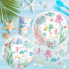 Under The Sea Party Decorations For Ocean Theme Birthday Baby Shower, Ocean U…
