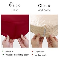 homing 4 Packs 8 Foot Rectangle Easter Table Cloth, Waterproof Polyester Elastic