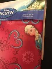 FROZEN Elsa Olaf PEVA Tablecloth 52×70 Kids Disney Princess Birthday Party Decor