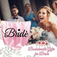 Hosrnovo Bachelorette Gifts for Bride, 28IN Big Granny Panties Funny Wedding Bri
