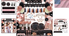 Luxury Birthday Decor Set with Sash & Tiara
