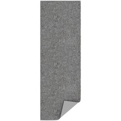 Ottomanson Door Mat Indoor Entryway Runner Rug – 1’8″ x 4’11» (Runner), Grey