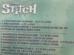 2 Disney Stitch Banners Decorations Happy Birthday Customize for any age