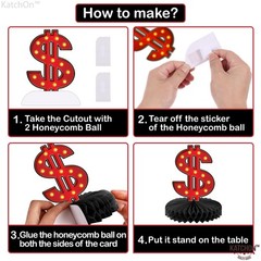 KatchOn, Big Casino Centerpieces for Tables – Pack of 12 | Casino Theme Party…