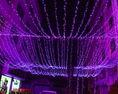 Twinkle Star 300 LED Decoration Curtain String Light for Christmas Wedding Party