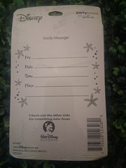 Disney Mermaid Party Invitations