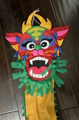 Chinese New Year 7 Ft Dragon Ceiling Decoration