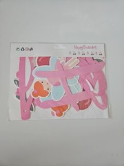 Happy Birthday Fairies And Cherries Hanging Decorations Girl Birthday Supplies
