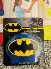 Boy’s Birthday Banner Candle & Table Decoration Set Batman Batwheels Spiderman
