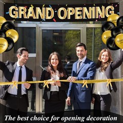 Grand Opening Ribbon Cutting Ceremony Kit Grand Opening Banner Decorations wi…