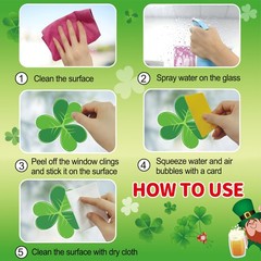 JCFIRE 118 Pcs St Patricks Day Decorations, 8 Sheets Extra