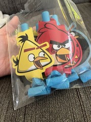 Angry Birds Happy Birthday Confetti Decorations Favors Bags Tablecloth Lot