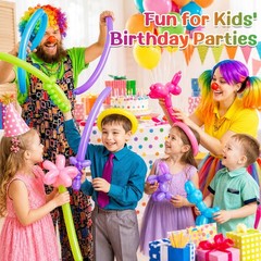 Kit de globos con bomba, globos largos giratorios, decoraciÃ³n para fiestas