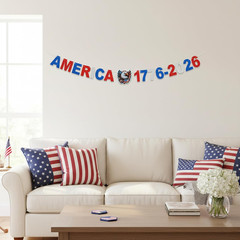 250 Anniversary USA Banners Decorations 4Th of July Banner of 250Th Anniversary