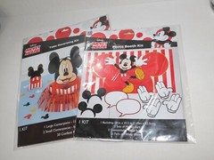 Mickey Mouse Birthday Party Table Decorations Photo Booth