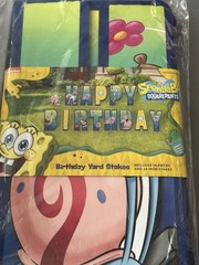 SPONGEBOB SQUAREPANTS Friends JUMBO LETTER BANNER KIT (1) ~ Birthday Party Decor