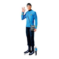 Spock Star Trek Original Series Cardboard Cutout with Free Mini Leonard Nimoy