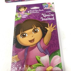 Dora The Explorer 8 Child Birthday Party Set Up 6 Items New Pacs