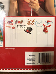 NWT Holiday Time Christmas + New Years Photo Booth Kits- 1 Backdrop, 20 Props
