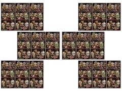 6 Scary Heads Backdrops Halloween Bulk Party Supplies Wholesale Zombie 4′ x 30′