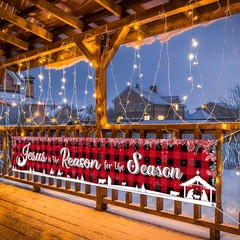 Christmas Banner Jesus Is The Reason for The Season Banner Religious Nativity…