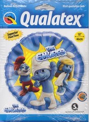 Qualatex Smurfs Foil Balloon 18” (46cm) Licensed Party Decor Helium/Mylar New