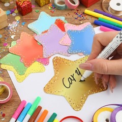 Paper Star Confetti Cutouts 3.5 Inch Classroom Bulletin Board Decor 120 PCS
